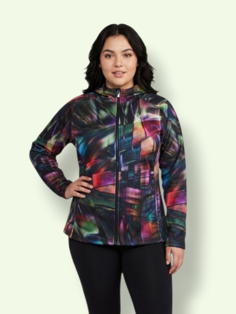 SPYDER Youth Multicolored Ryze Spectra Fleece Hooded Jacket Unisex XL (18)
